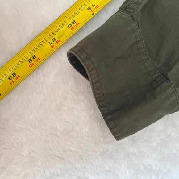 Beretta Men's Olive Green Long Sleeve Button Up Hunting Shooting Shirt Size XL - Picture 8 of 8